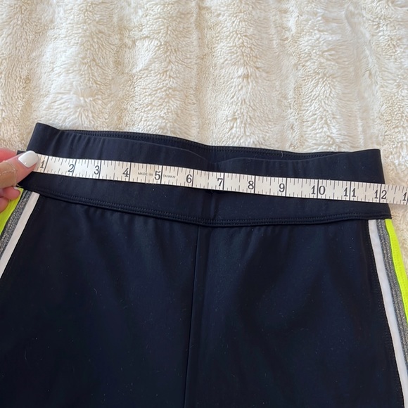 no ka oi black and neons green strip biker shorts - Picture 8 of 13